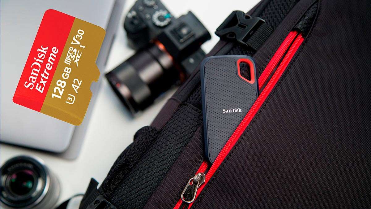 SanDisk extreme microSD y SSD portátil