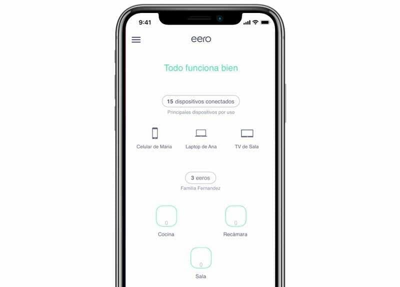 eero fácil de configurar desde el smartphone, sólo 10 minutos 