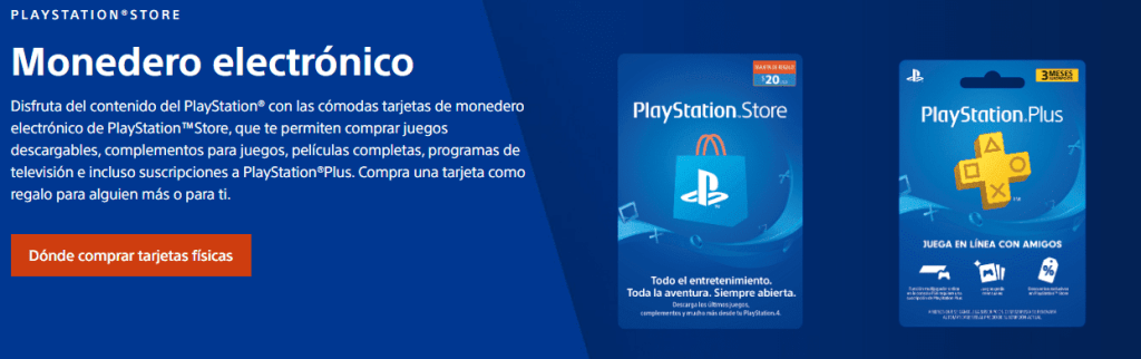 PSN monedero electrónico