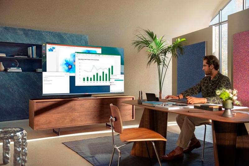 Neo QLED TV para el trabajo en casa