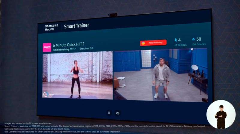 Samsung Health en Neo QLED TV
