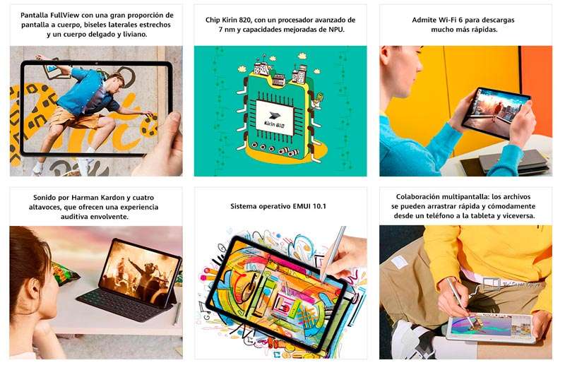 Características de la Huawei MatePad
