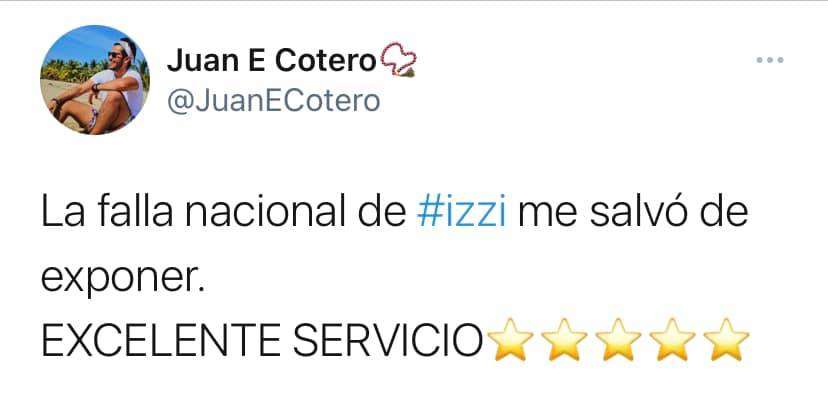 Meme izzi exposición, excelente servicio