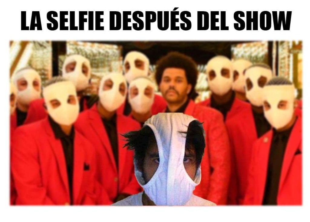 La selfie después del espectáculo de medio tiempo
