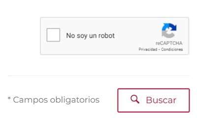 En el celular - seleccionar no soy un robor y después en Buscar (Curp)