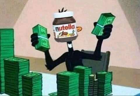 Nutella ganando con sus memes
