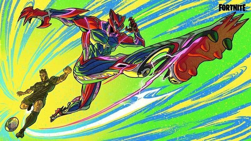 Neymar en Fortnite, pantalla carga