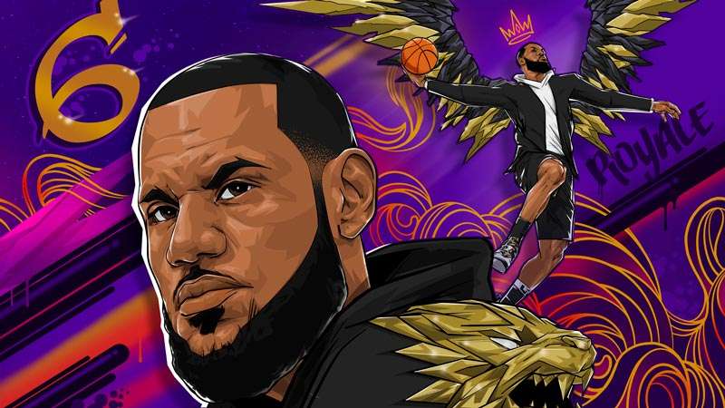LeBron James llega hasta con tacos a Fortnite 2 LeBron James Loading Screen