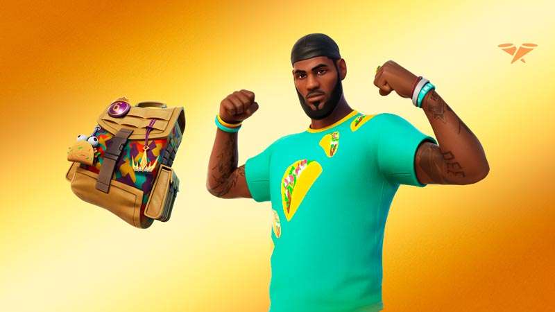 LeBron James llega hasta con tacos a Fortnite 4 LeBron James Taco Tuesday