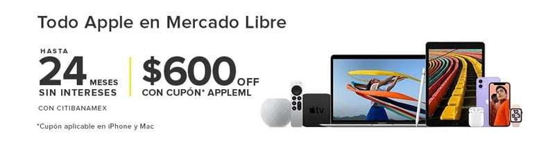 Oferta de lanzamiento, tienda apple Mercado Libre