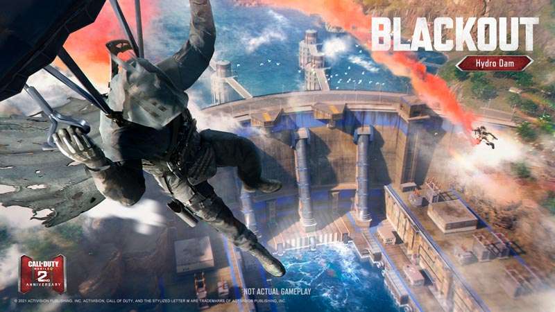 Call of Duty: Mobile está de fiesta, celebra su 2.º aniversario | Nuevo mapa Blackout 1 Call of Duty: Mobile, escenario Hydro Dam