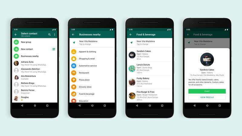 ¿Páginas amarillas en WhatsApp? Sí, nueva función se integra: Negocios Cercanos 1 "Negocios cercanos", páginas amarillas en WhatsApp