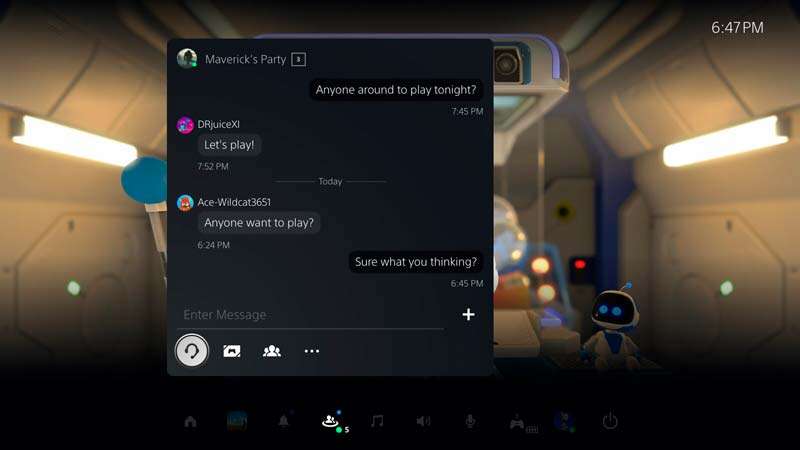 PS5 control cente, game base mejorada