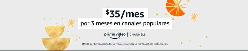Descuento en la contratación de canales de Prime Video