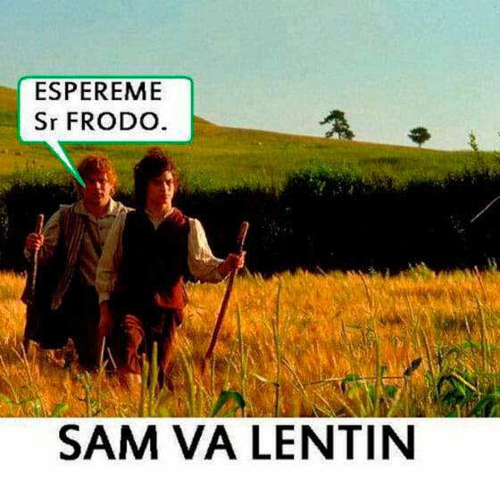 Meme Sam va lentín