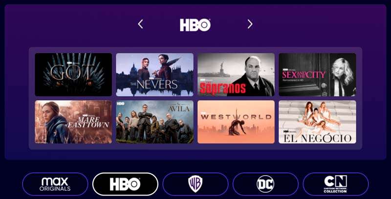 Series y películas HBO Max