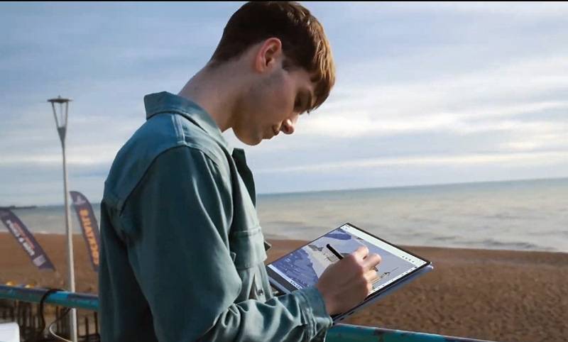 Galaxy Book 2 modo tableta