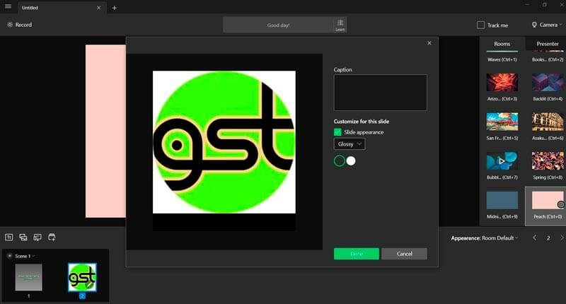 Haciendo una presentación en mmhmm