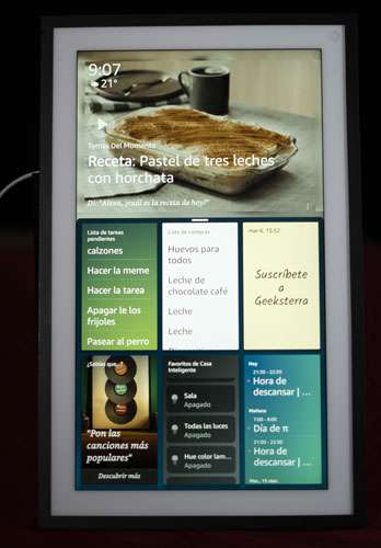 Amazon echo show 15 en vertical