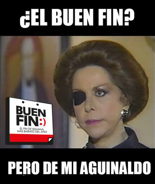 Meme El Buen Fin pero de tu aguinaldo