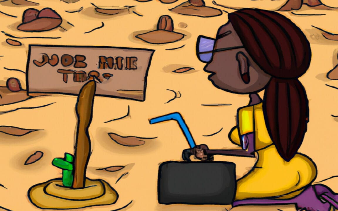 Trabajador de TI buscando empleo