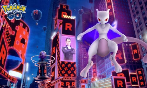 MewTwo Oscuro Variacolor en Pokémon GO Sombras Nacientes