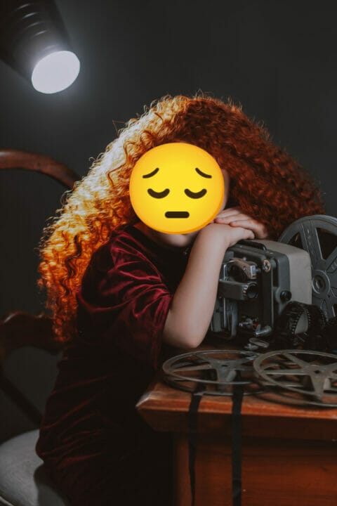 Nostalgia con carita triste