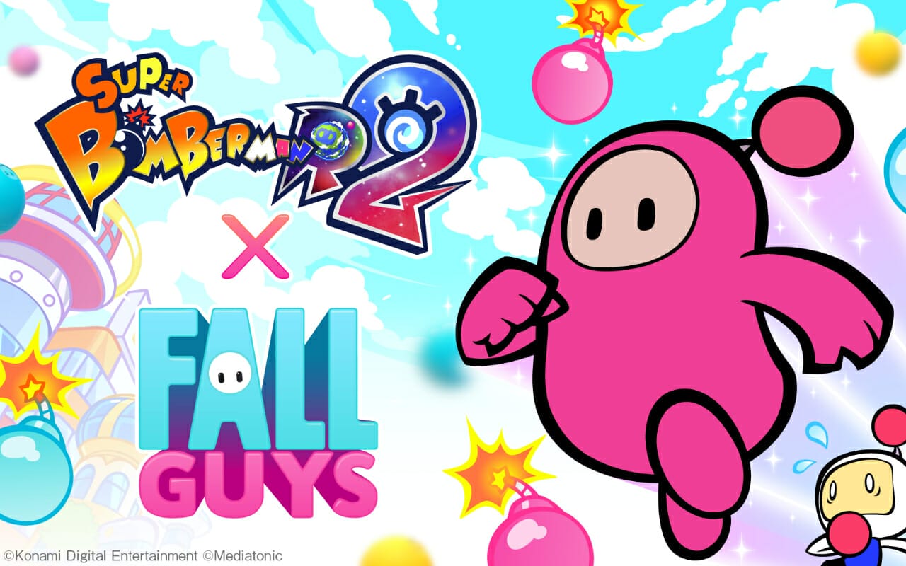 Super bomberman r 2 y crossover fall guys