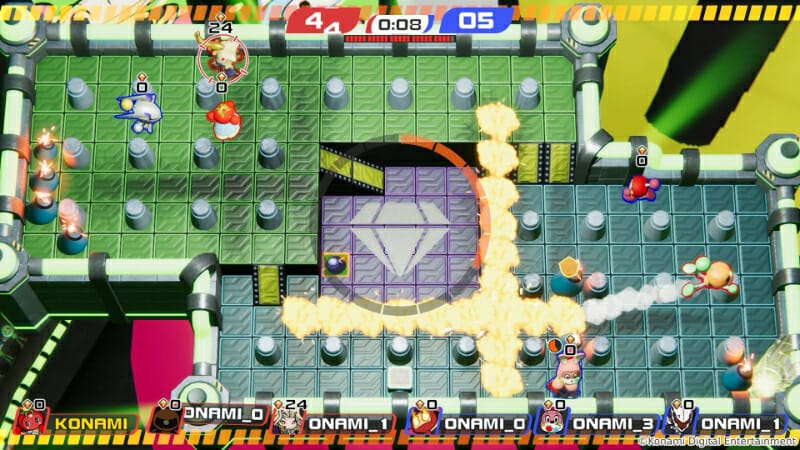 Grand Prix en crossover Fall Guys y Superbomberman R 2