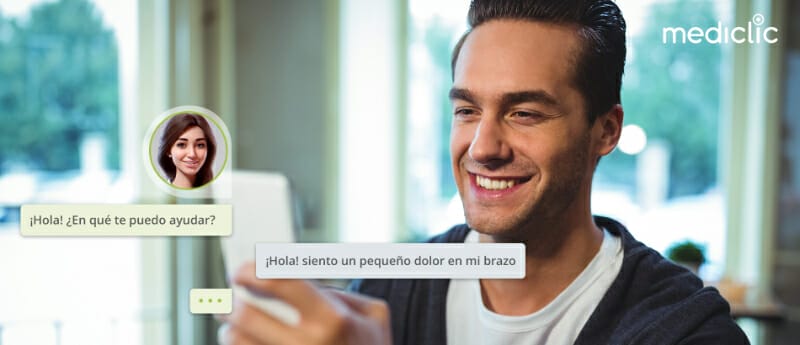 Paciente describiendo síntomas