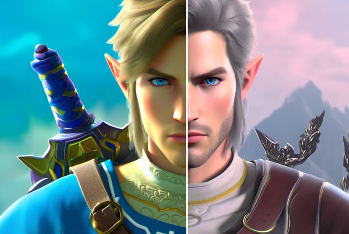 Link, the legend of zelda