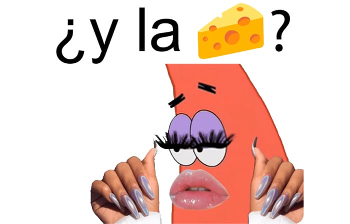 Y la queso, meme patricio estrella