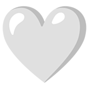 Corazón Blanco Google 15.0.
