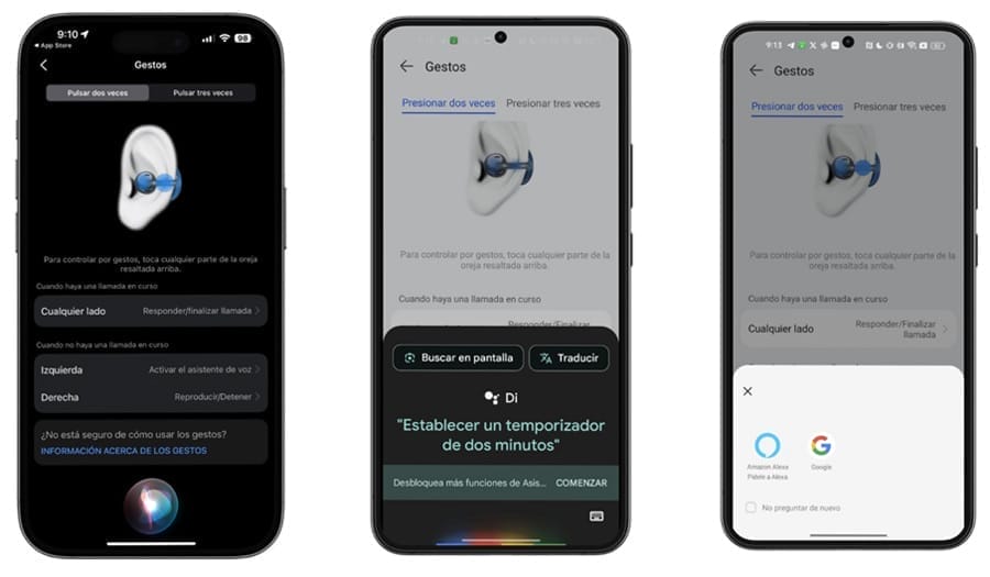 configurar asistente de voz en Huawei FreeClip