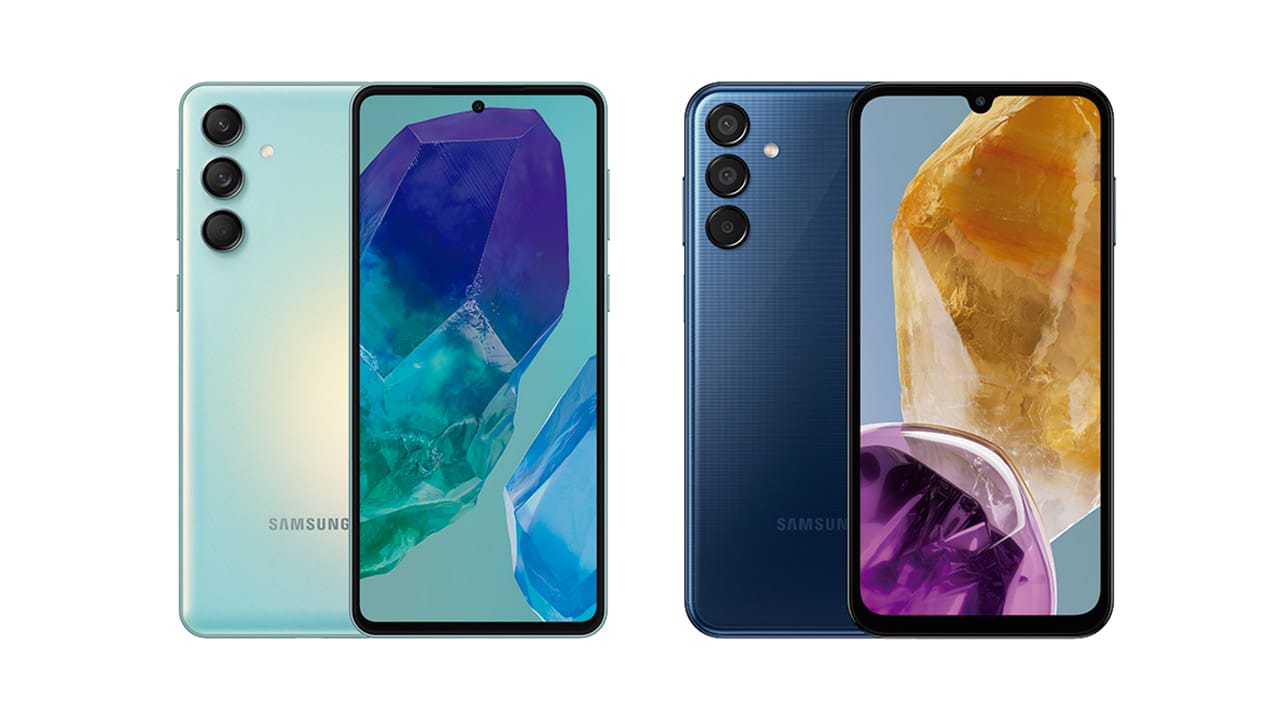 Samsung Galaxy M55 5G y Galaxy M15 5G