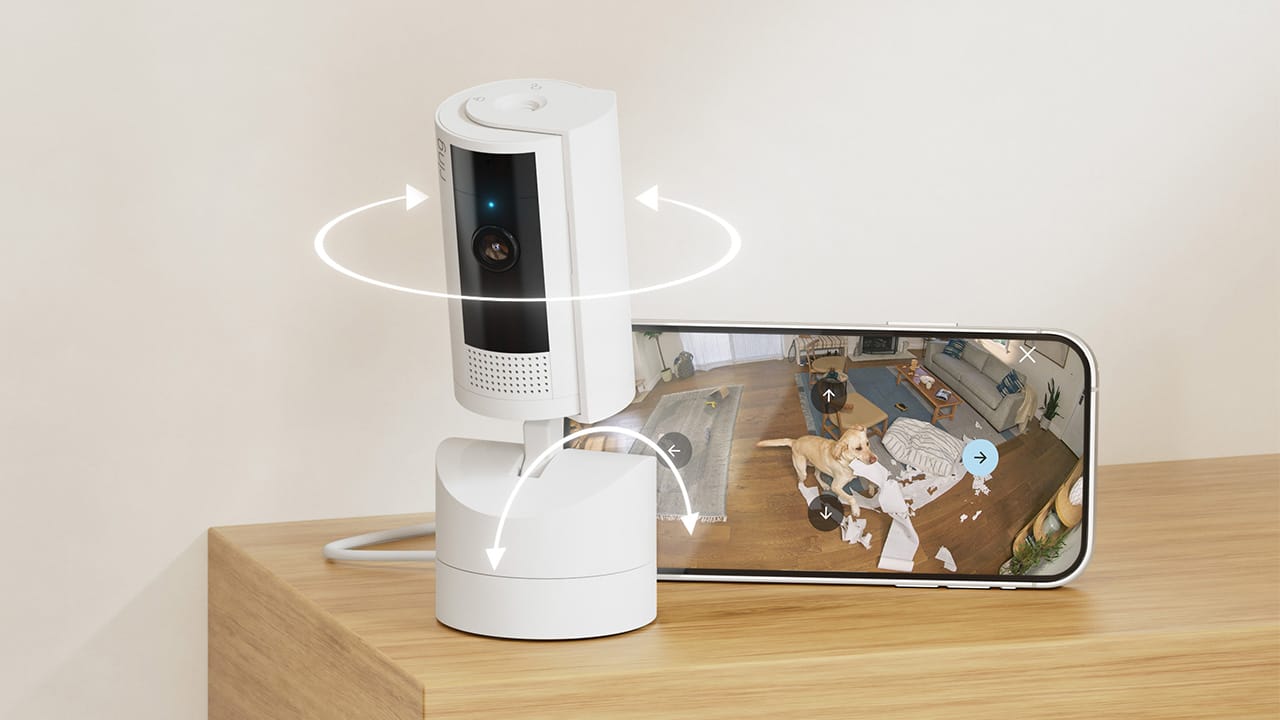 Pan-Tilt Indoor Cam de Ring,