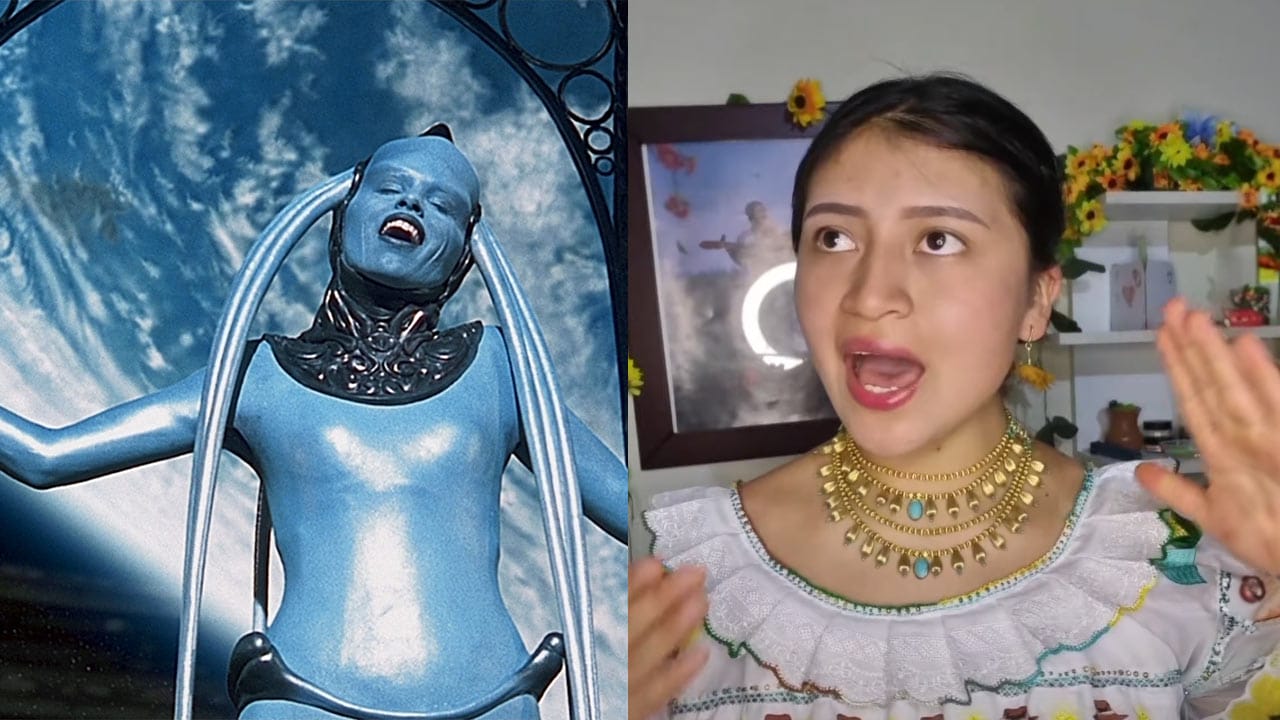 Ñusta logra cantar Diva Dance, la canción de la película Quinto elemento