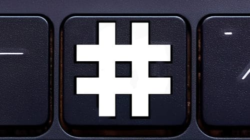 Cómo poner # en laptop, pc, mac y móvil