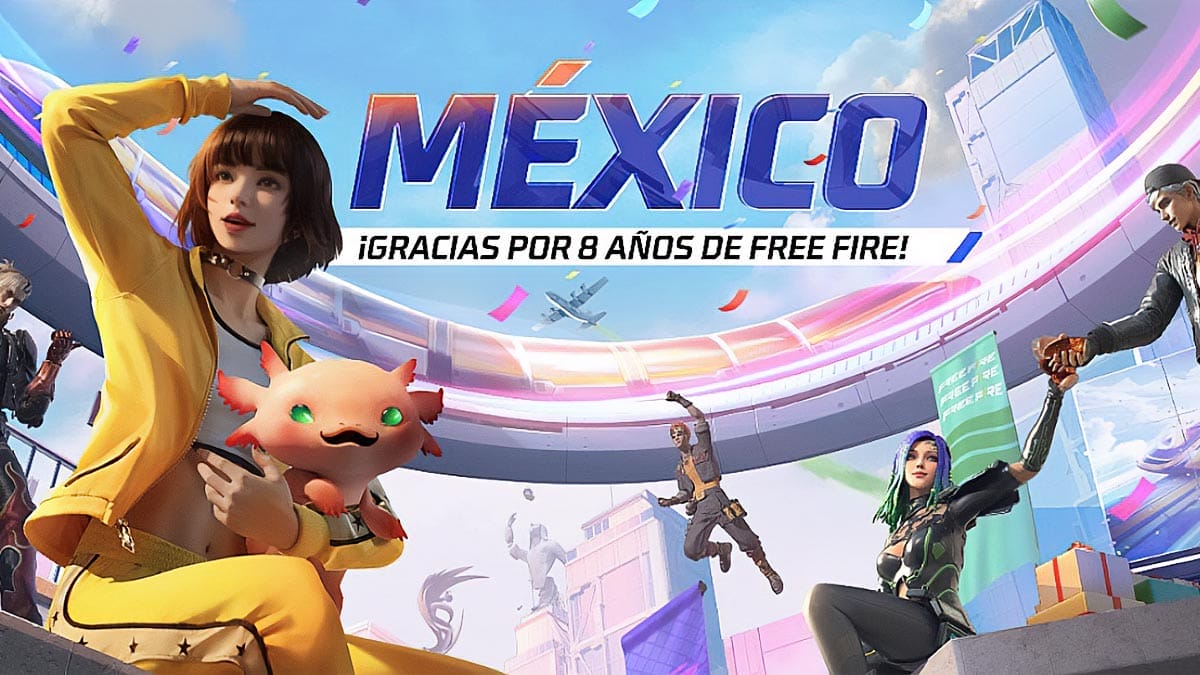 Ilustración oficial del aniversario número 8, y se muestra su personaje de ánime.