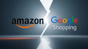 Imagen donde se muestra la ruptura de Amazon con Google Shopping