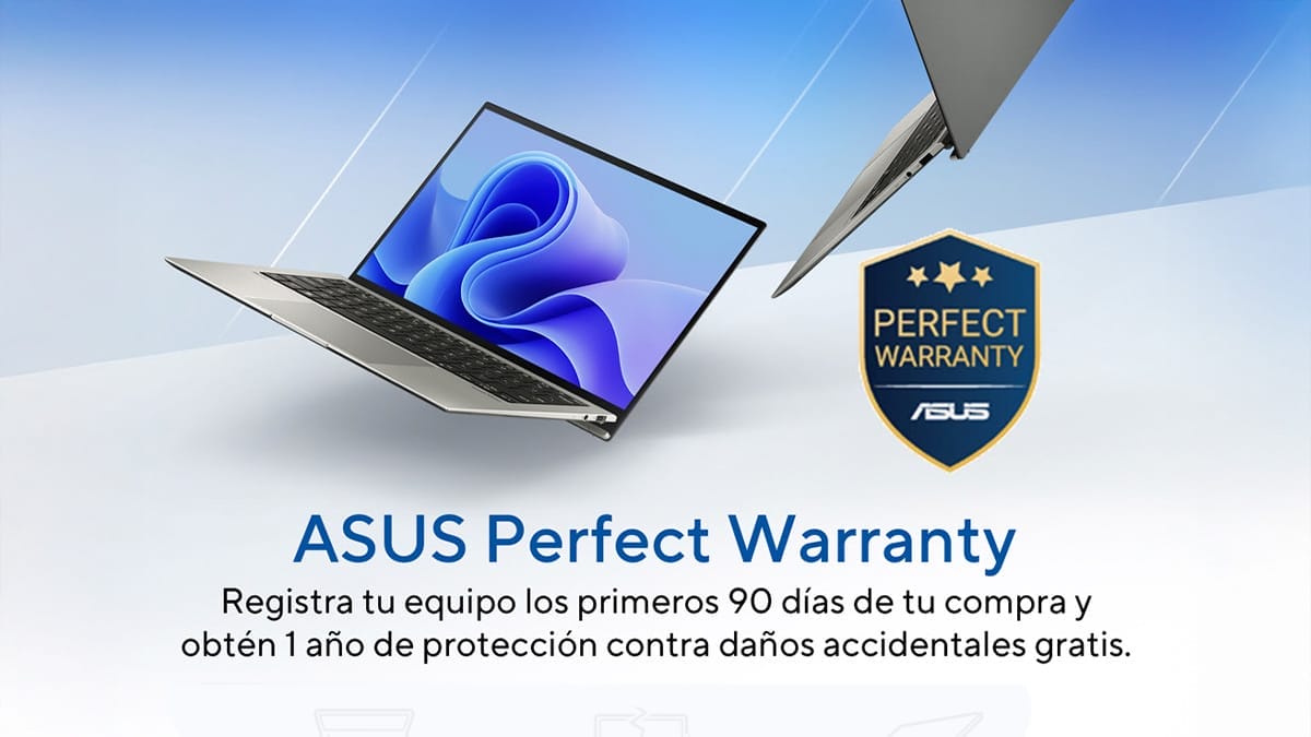 Imagen de Asus, la Perfect Warranty, la protección adicional gratuita para laptops
