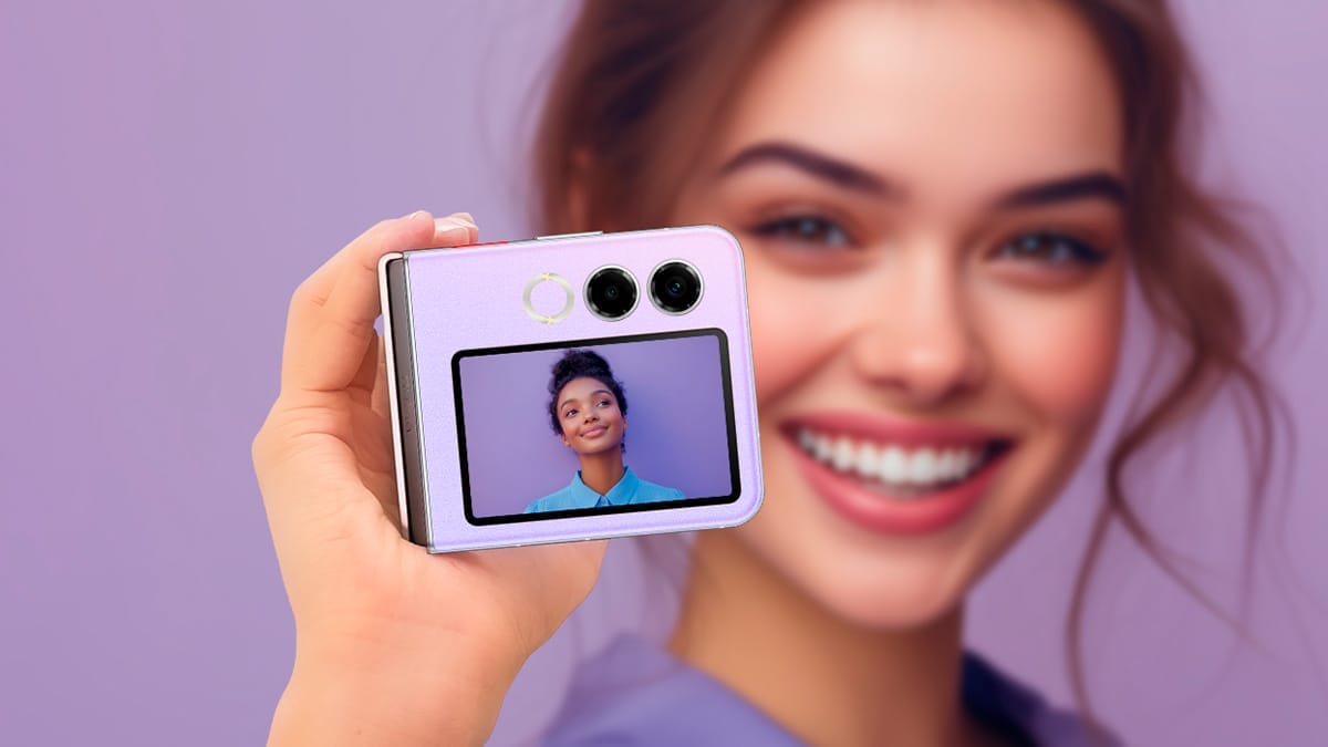 nubia Flip 2 5G color morado