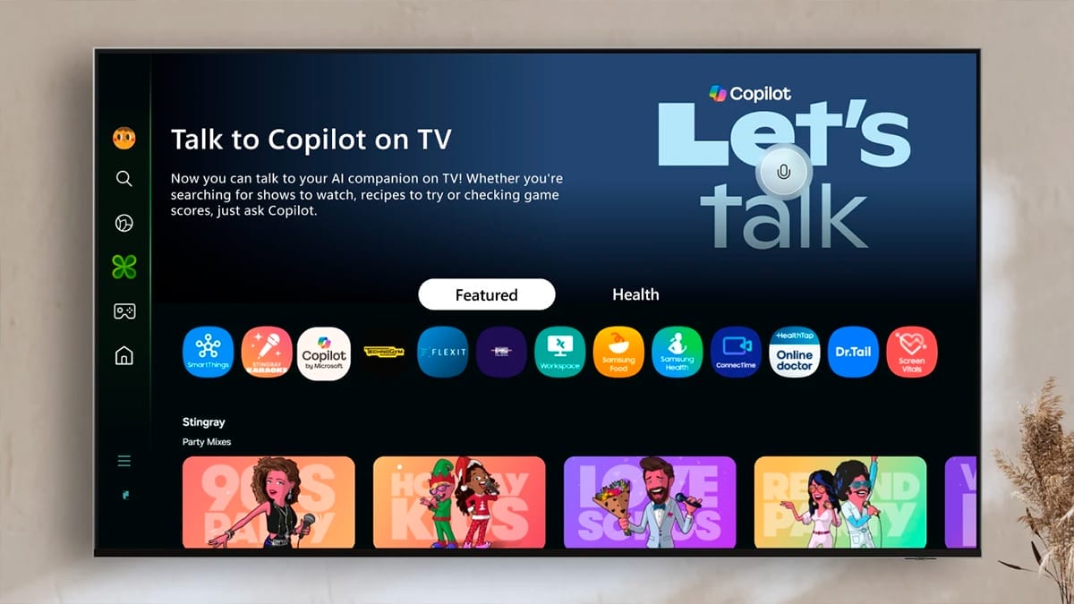 Microsoft Copilot llega a televisores Samsung