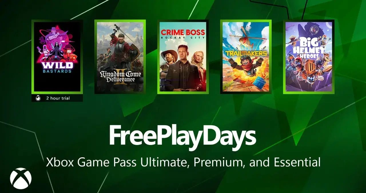 Días de juego gratis - Xbox Noviembre 2025
