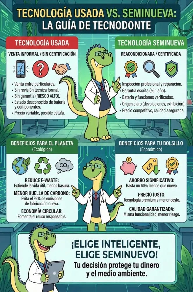 ¿Qué conviene más en cuanto a un celular, uno usado o uno seminuevo?