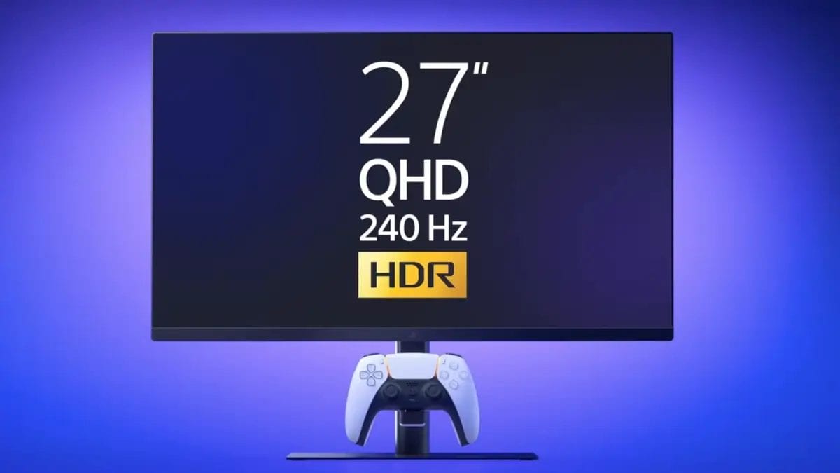 Monitor Gaming de 27 pulgadas de Sony, con carga para el Dualsense